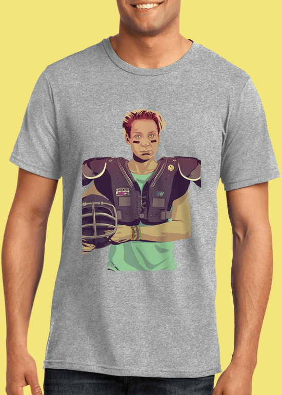 Mike Wrobel Shop 80/90s Thrones Brien T Shirt Man Heather Grey Small Medium Large X-Large 2X-Large