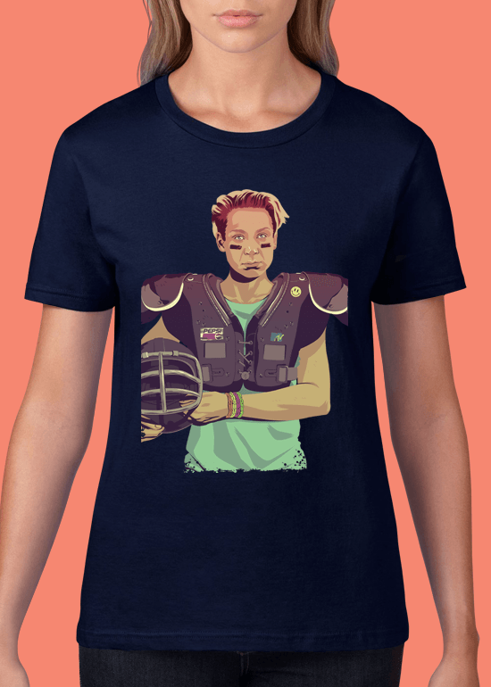 Mike Wrobel Shop 80/90s Thrones Brien T Shirt Woman Navy Blue Small Medium Large X-Large 2X-Large