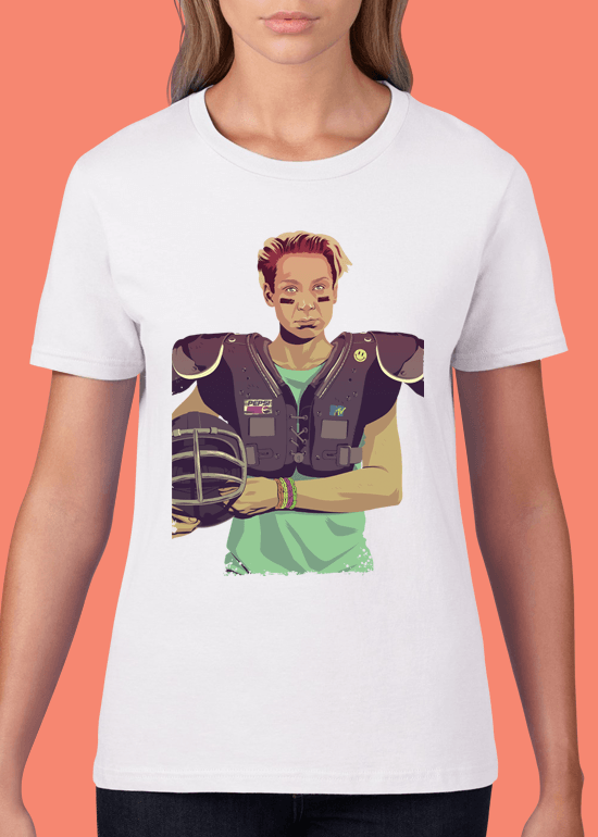 Mike Wrobel Shop 80/90s Thrones Brien T Shirt Woman White Small Medium Large X-Large 2X-Large