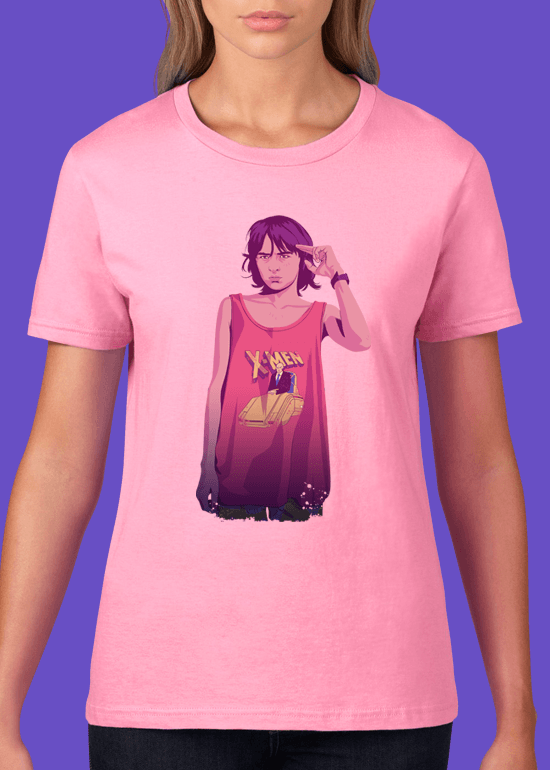 Mike Wrobel Shop 80/90s Thrones Brn Strk T Shirt Woman Charity Pink Small Medium Large X-Large 2X-Large