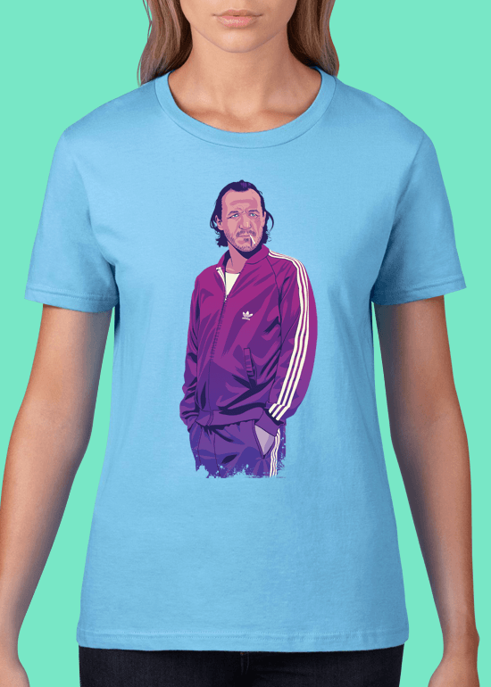 Mike Wrobel Shop 80/90s Thrones Brn T Shirt Woman Light Blue Small Medium Large X-Large 2X-Large