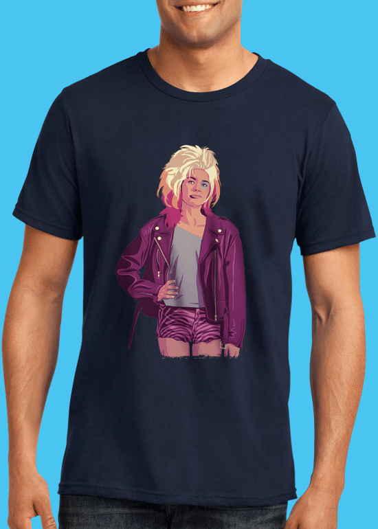 Mike Wrobel Shop 80/90s Thrones Crcei L. T Shirt Man Navy Blue Small Medium Large X-Large 2X-Large