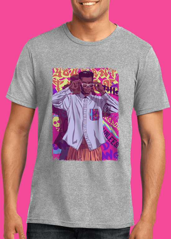 Mike Wrobel Shop 80/90s Thrones G. Wrm T Shirt Man Heather Grey Small Medium Large X-Large 2X-Large