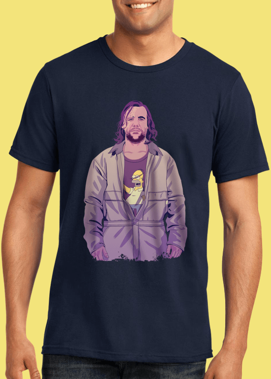 Mike Wrobel Shop 80/90s Thrones Hound T Shirt Man Navy Blue Small Medium Large X-Large 2X-Large