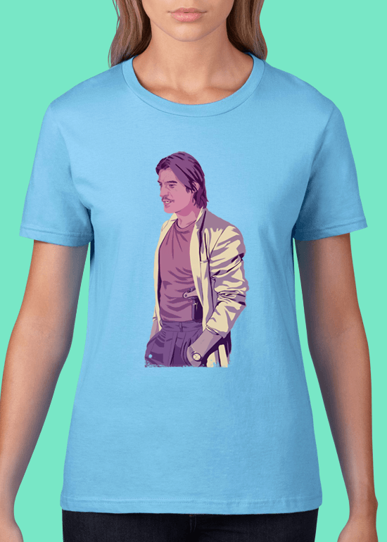 Mike Wrobel Shop 80/90s Thrones Jaimy L. T Shirt Woman Light Blue Small Medium Large X-Large 2X-Large