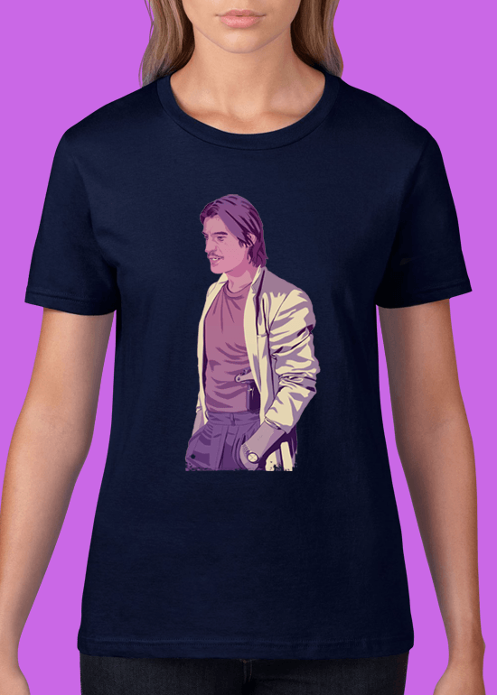 Mike Wrobel Shop 80/90s Thrones Jaimy L. T Shirt Woman Navy Blue Small Medium Large X-Large 2X-Large