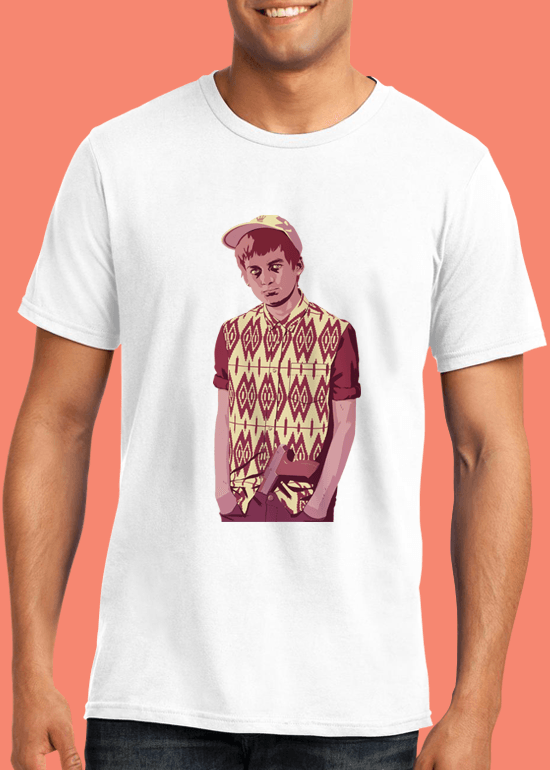 Mike Wrobel Shop 80/90s Thrones Joff B. T Shirt Man White Small Medium Large X-Large 2X-Large