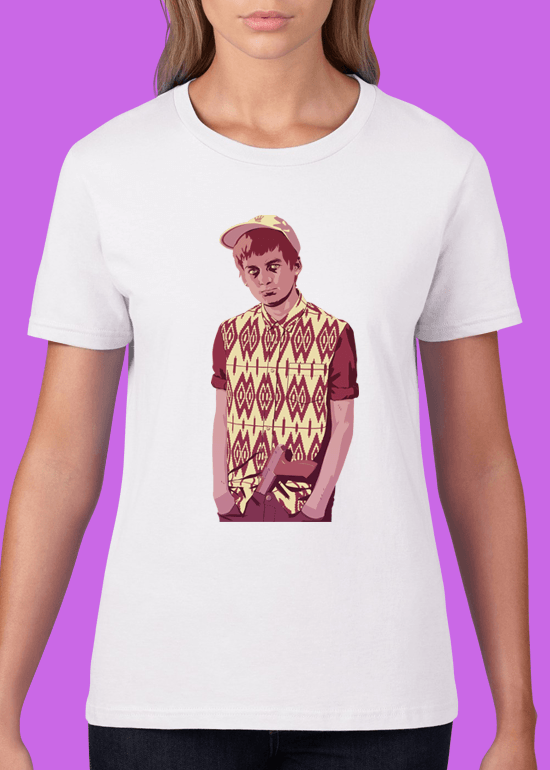 Mike Wrobel Shop 80/90s Thrones Joff B. T Shirt Woman White Small Medium Large X-Large 2X-Large