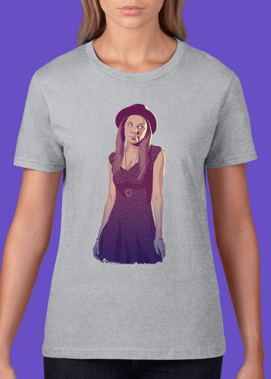 Mike Wrobel Shop 80/90s Thrones Marge Tyrl T Shirt Woman Heather Grey Small Medium Large X-Large 2X-Large