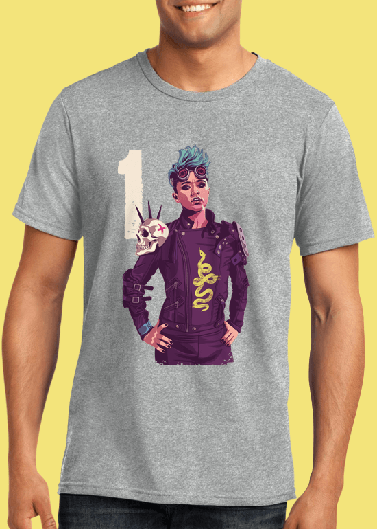 Mike Wrobel Shop 80/90s Thrones O. Sand #1 T Shirt Man Heather Grey Small Medium Large X-Large 2X-Large