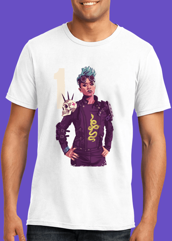 Mike Wrobel Shop 80/90s Thrones O. Sand #1 T Shirt Man White Small Medium Large X-Large 2X-Large