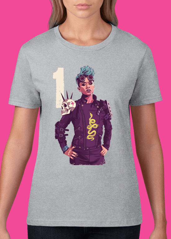 Mike Wrobel Shop 80/90s Thrones O. Sand #1 T Shirt Woman Heather Grey Small Medium Large X-Large 2X-Large