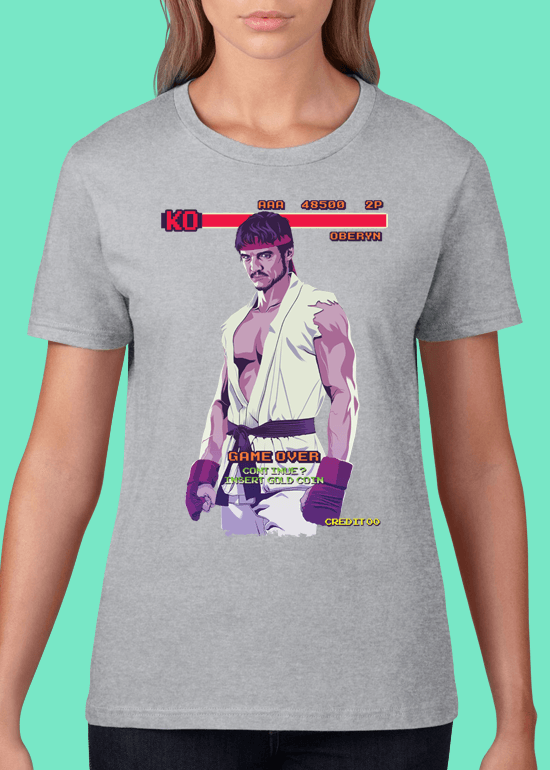 Mike Wrobel Shop 80/90s Thrones – Obryn T Shirt Woman Heather Grey Small Medium Large X-Large 2X-Large