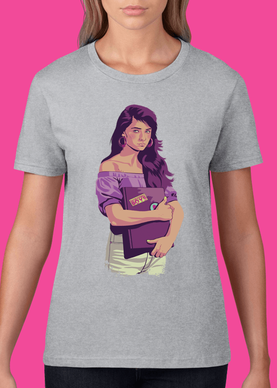 Mike Wrobel Shop 80/90s Thrones Sans Strk T Shirt Woman Heather Grey Small Medium Large X-Large 2X-Large
