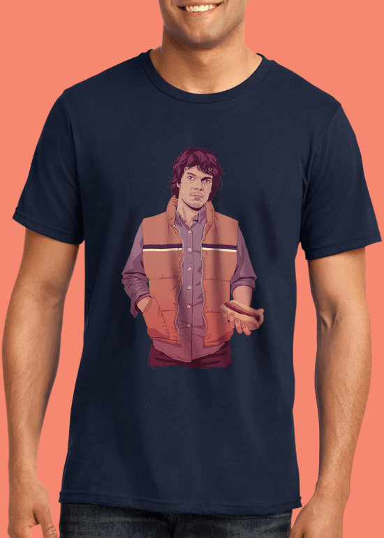 Mike Wrobel Shop 80/90s Thrones Theon G. T Shirt Man Navy Blue Small Medium Large X-Large 2X-Large