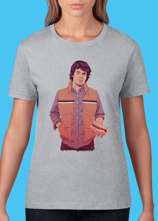 Mike Wrobel Shop 80/90s Thrones Theon G. T Shirt Woman Heather Grey Small Medium Large X-Large 2X-Large