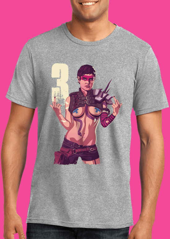 Mike Wrobel Shop 80/90s Thrones Tyn S. #3 T Shirt Man Heather Grey Small Medium Large X-Large 2X-Large