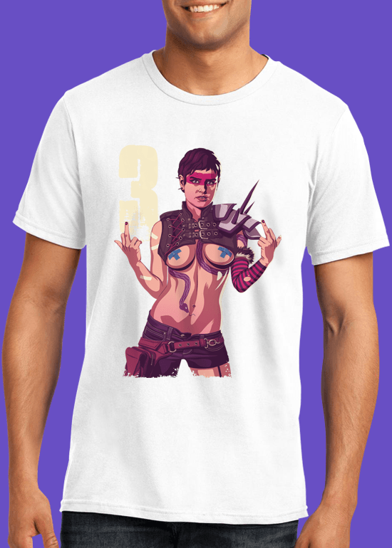Mike Wrobel Shop 80/90s Thrones Tyn S. #3 T Shirt Man White Small Medium Large X-Large 2X-Large