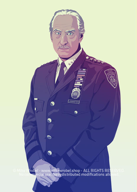 Mike Wrobel Shop 80/90s Thrones Tywn L. Art Print medium-8.3x11.7 Artwork Wall Art Poster