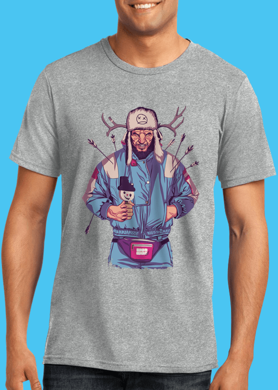 Mike Wrobel Shop 80/90s Thrones Wun Wun T Shirt Man Heather Grey Small Medium Large X-Large 2X-Large