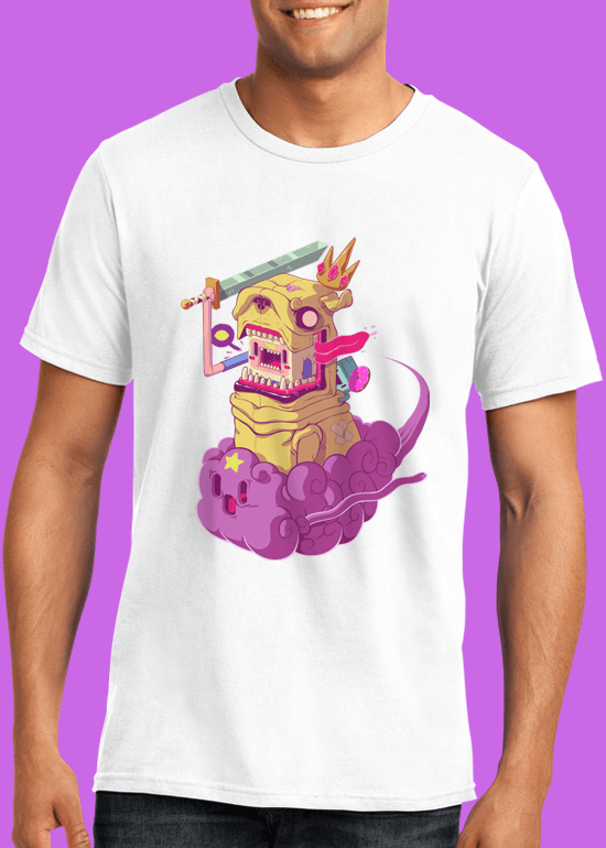 Mike Wrobel Shop Adventure Time T Shirt Man White Small Medium Large X-Large 2X-Large