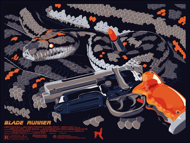 Mike Wrobel Shop Blade Runner Art Print medium-20.5x16 Artwork Wall Art Poster