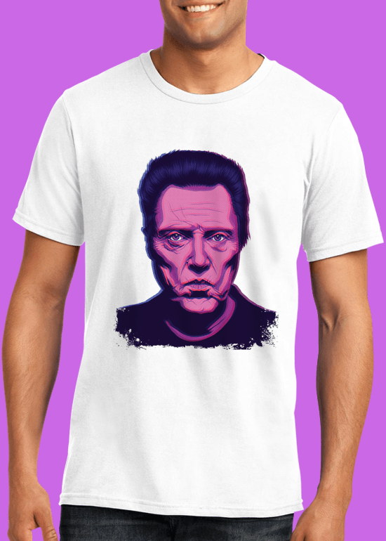 Mike Wrobel Shop Christopher Walken T Shirt Man White Small Medium Large X-Large 2X-Large
