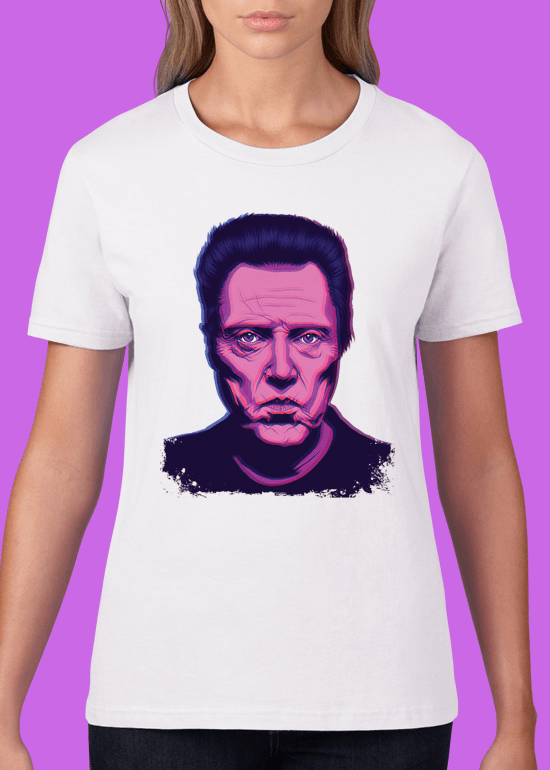 Mike Wrobel Shop Christopher Walken T Shirt Woman White Small Medium Large X-Large 2X-Large