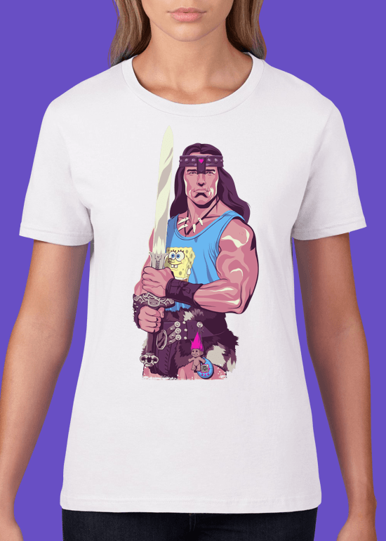 Mike Wrobel Shop Conan The Barbarian T Shirt Woman White Small Medium Large X-Large 2X-Large