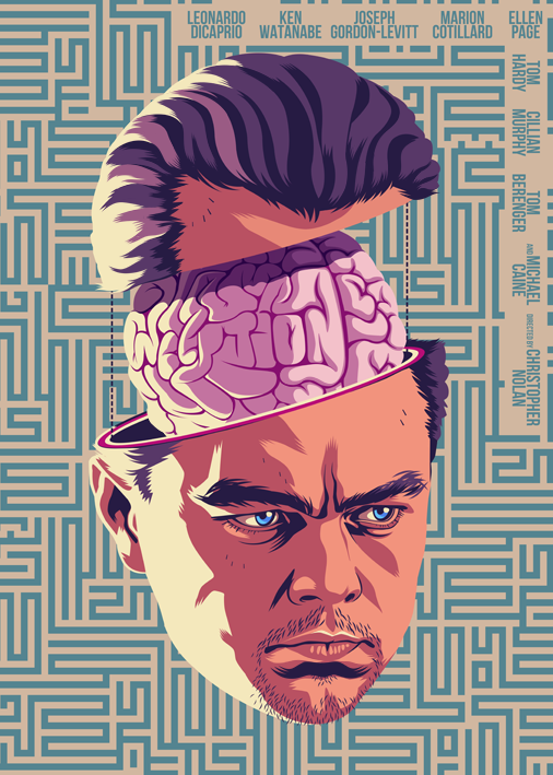Mike Wrobel Shop Inception Art Print medium-12x16 Artwork Wall Art Poster