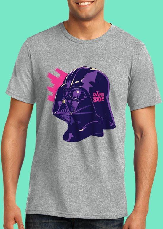 Mike Wrobel Shop The Dark Side T Shirt Man Heather Grey Small Medium Large X-Large 2X-Large