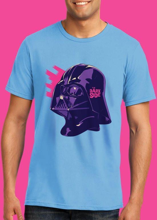 Mike Wrobel Shop The Dark Side T Shirt Man Light Blue Small Medium Large X-Large 2X-Large