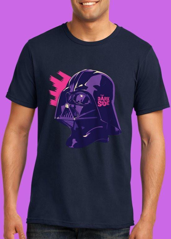 Mike Wrobel Shop The Dark Side T Shirt Man Navy Blue Small Medium Large X-Large 2X-Large