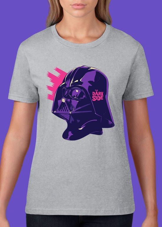 Mike Wrobel Shop The Dark Side T Shirt Woman Heather Grey Small Medium Large X-Large 2X-Large