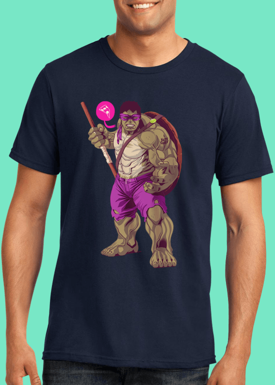 Mike Wrobel Shop The Hulk T Shirt Man Navy Blue Small Medium Large X-Large 2X-Large