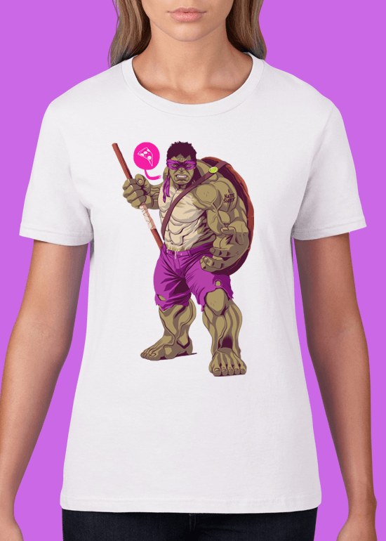 Mike Wrobel Shop The Hulk T Shirt Woman White Small Medium Large X-Large 2X-Large