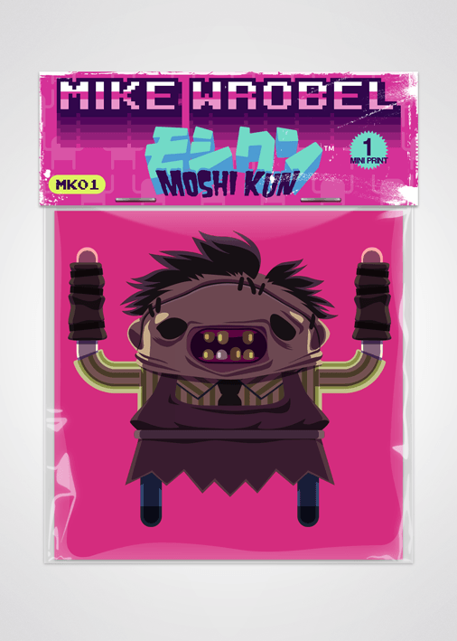 02 Leatherface-Moshi Kun Cards-Mike Wrobel Shop-Mike Wrobel Shop