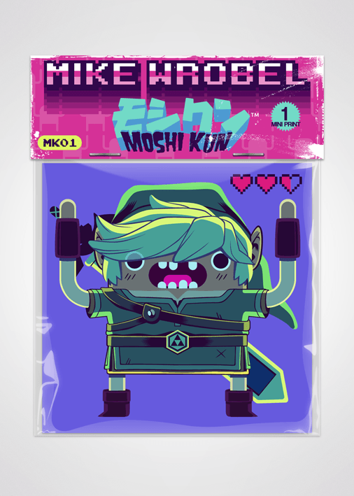 08 Link-Moshi Kun Cards-Mike Wrobel Shop-Mike Wrobel Shop