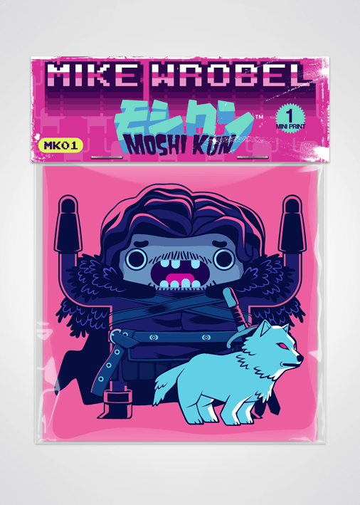 10 Jon Snow-Moshi Kun Cards-Mike Wrobel Shop-Mike Wrobel Shop
