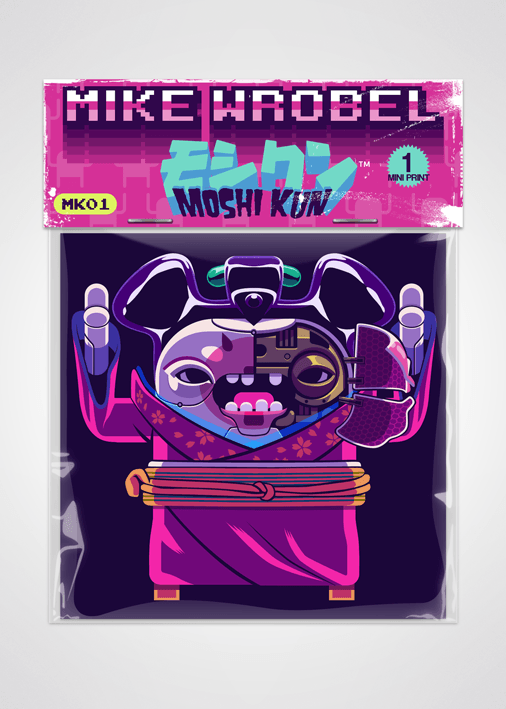 11 Robot Geisha Ghost in the Shell Pack-Moshi Kun Cards-Mike Wrobel Shop-Mike Wrobel Shop