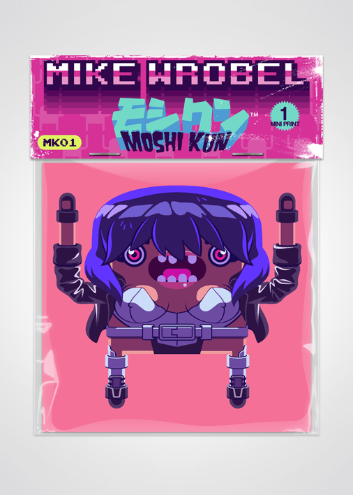 13 Motoko Kusanagi Ghost in the Shell Pack-Moshi Kun Cards-Mike Wrobel Shop-Mike Wrobel Shop