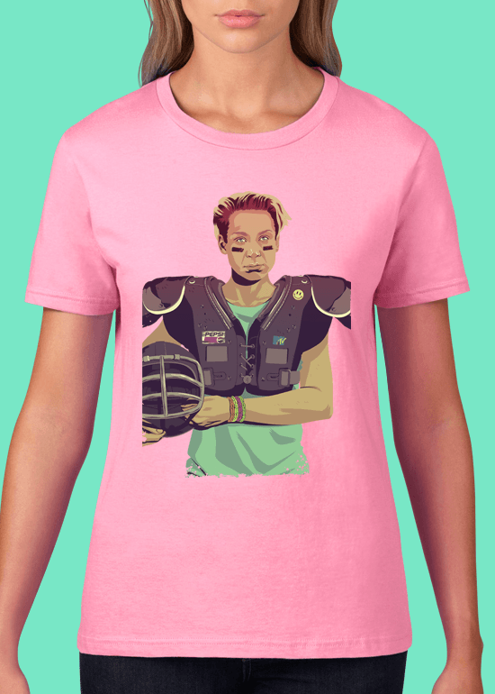 Mike Wrobel Shop 80/90s Thrones Brien T Shirt Woman Charity Pink Small Medium Large X-Large 2X-Large