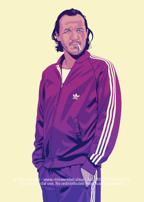 Mike Wrobel Shop 80/90s Thrones Brn Art Print medium-8.3x11.7 Artwork Wall Art Poster