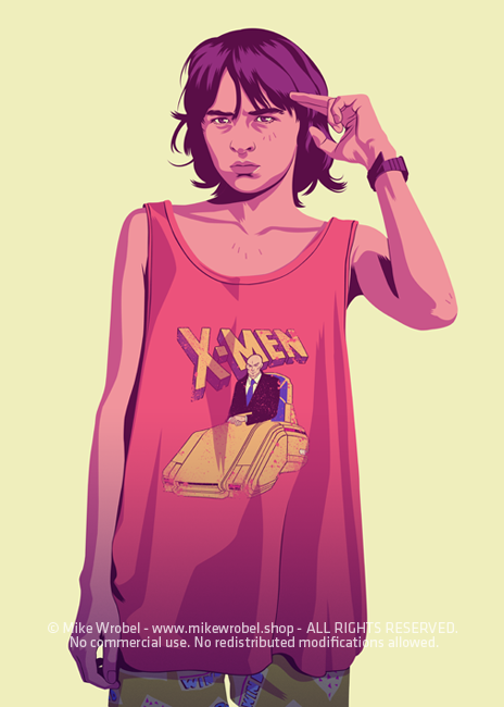 Mike Wrobel Shop 80/90s Thrones Brn Strk Art Print medium-8.3x11.7 Artwork Wall Art Poster