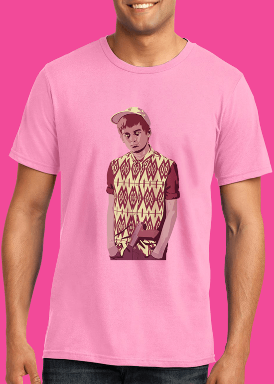 Mike Wrobel Shop 80/90s Thrones Joff B. T Shirt Man Charity Pink Small Medium Large X-Large 2X-Large
