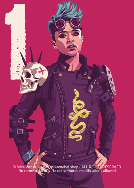 Mike Wrobel Shop 80/90s Thrones O. Sand #1 Art Print medium-8.3x11.7 Artwork Wall Art Poster