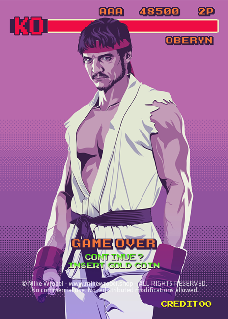 Mike Wrobel Shop 80/90s Thrones – Obryn Art Print medium-8.3x11.7 Artwork Wall Art Poster