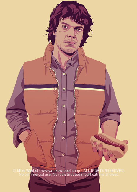 Mike Wrobel Shop 80/90s Thrones Theon G. Art Print medium-8.3x11.7 Artwork Wall Art Poster