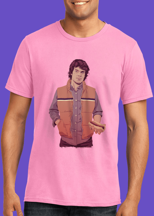 Mike Wrobel Shop 80/90s Thrones Theon G. T Shirt Man Charity Pink Small Medium Large X-Large 2X-Large