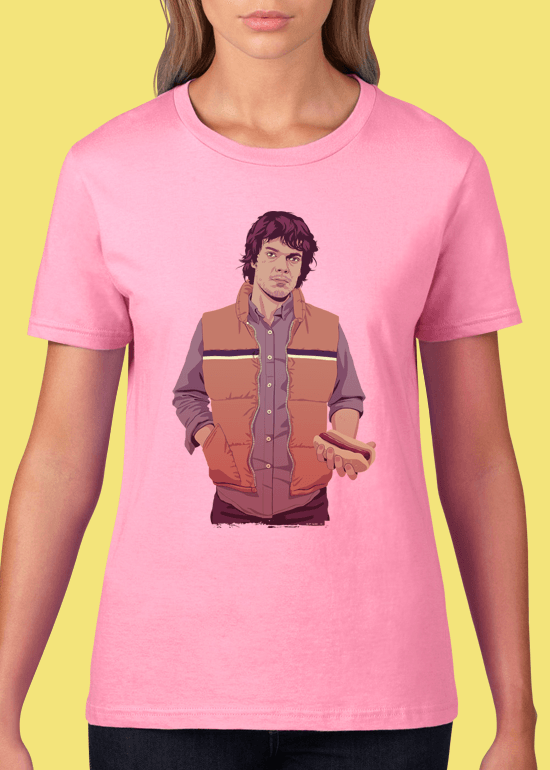 Mike Wrobel Shop 80/90s Thrones Theon G. T Shirt Woman Charity Pink Small Medium Large X-Large 2X-Large